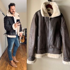 • St. John’s Bay Leather Bomber •